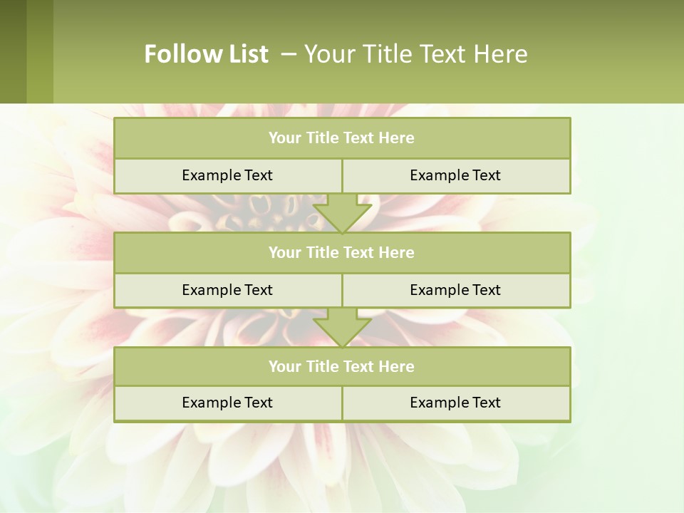 Nature Gardener Red PowerPoint Template