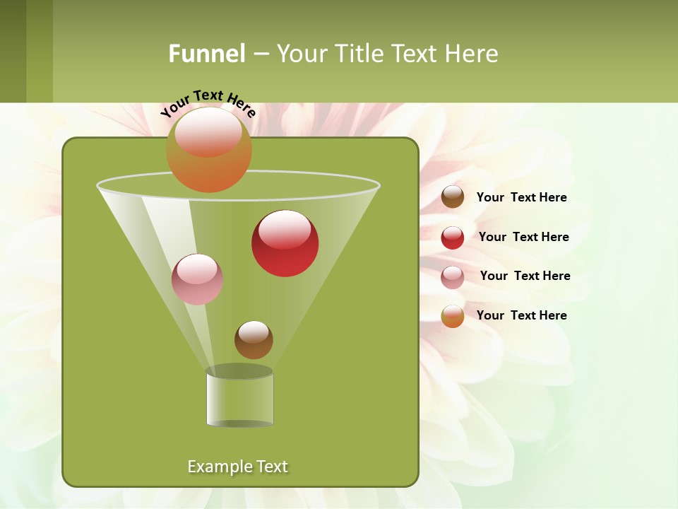 Nature Gardener Red PowerPoint Template