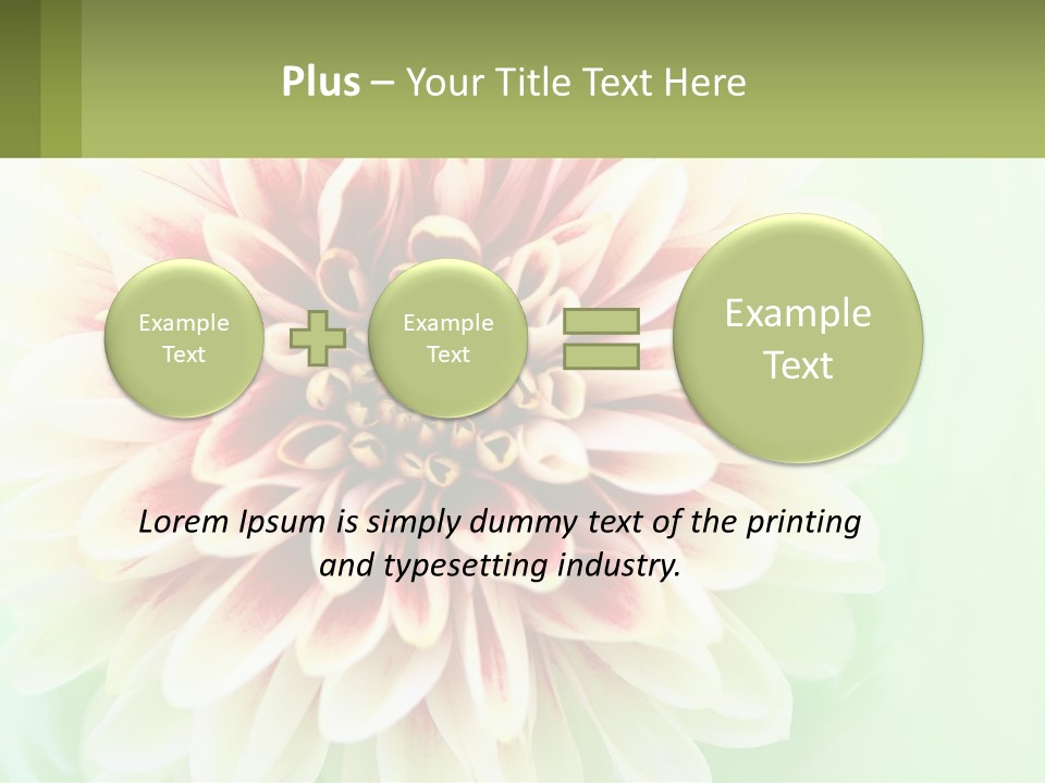 Nature Gardener Red PowerPoint Template