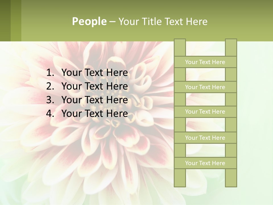 Nature Gardener Red PowerPoint Template