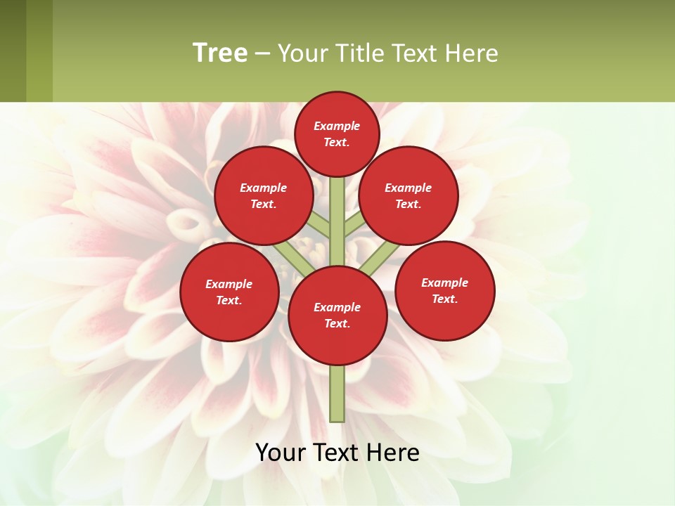 Nature Gardener Red PowerPoint Template