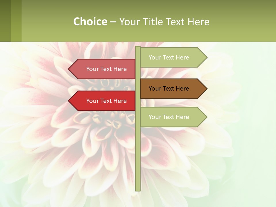 Nature Gardener Red PowerPoint Template