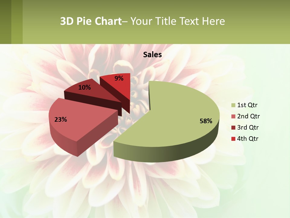 Nature Gardener Red PowerPoint Template