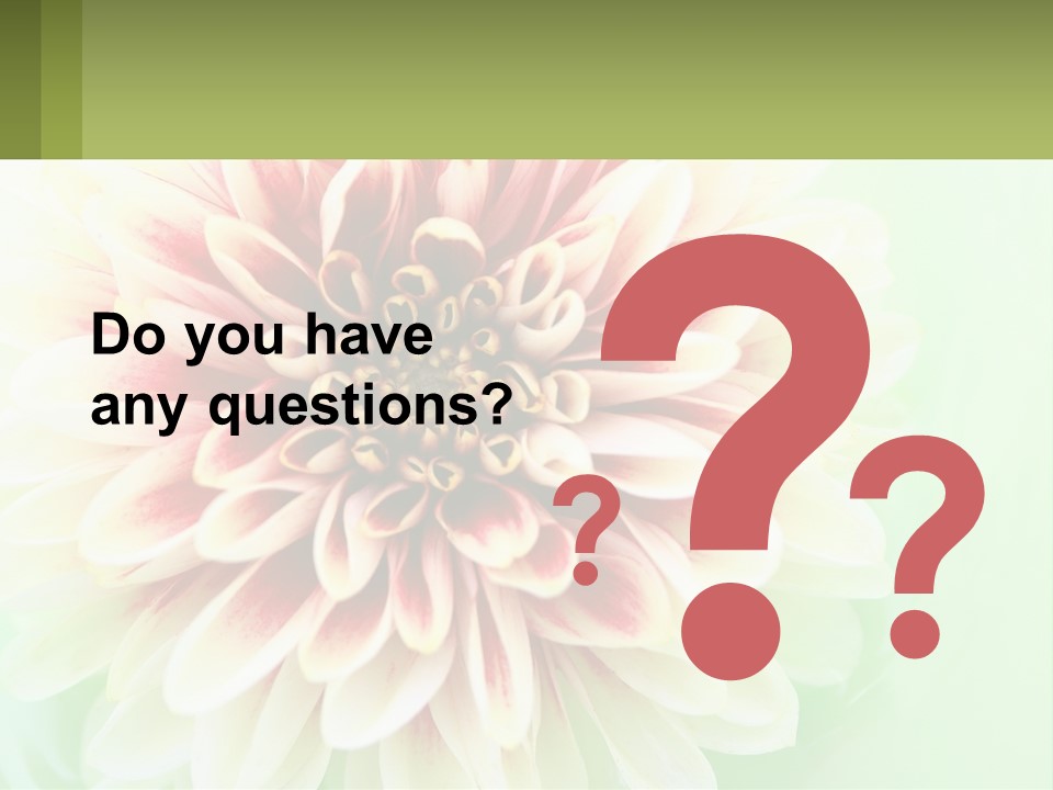 Nature Gardener Red PowerPoint Template