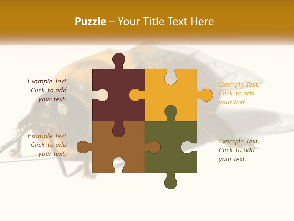 Pollen Natural Feeding PowerPoint Template