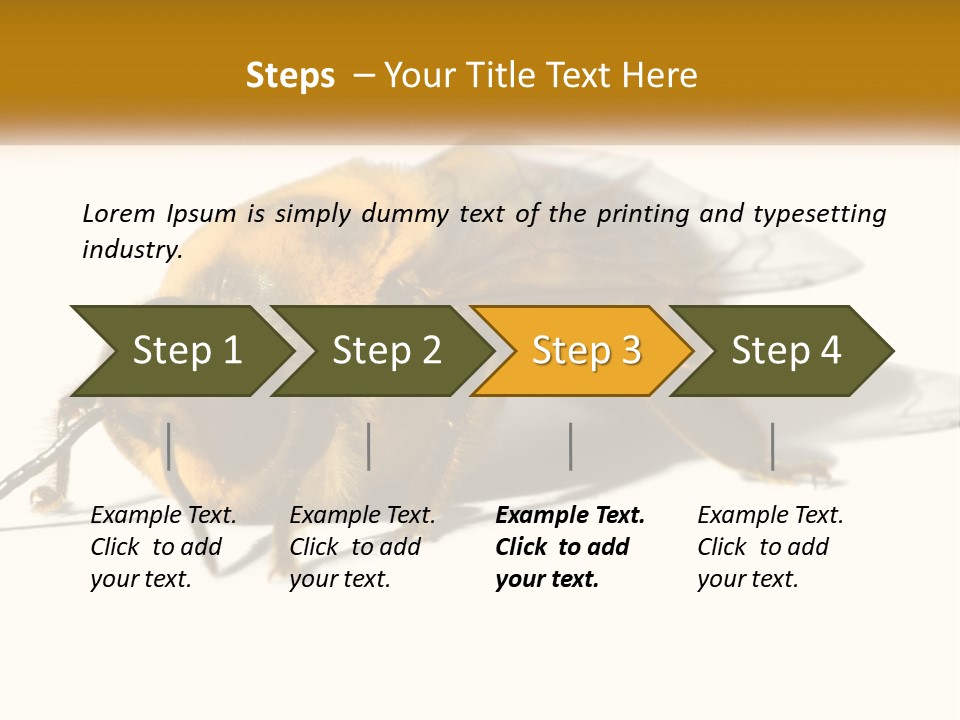 Pollen Natural Feeding PowerPoint Template