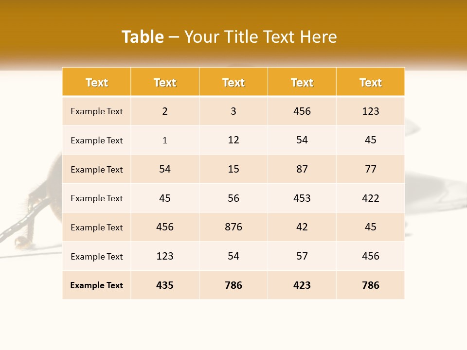 Pollen Natural Feeding PowerPoint Template