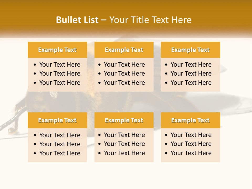 Pollen Natural Feeding PowerPoint Template