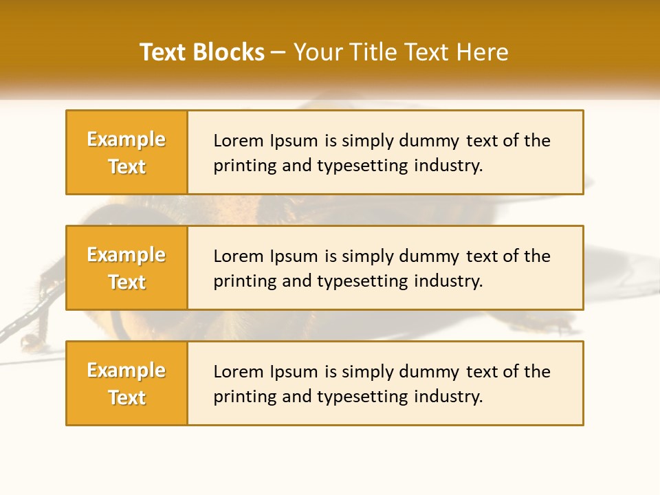 Pollen Natural Feeding PowerPoint Template