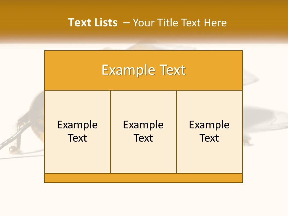 Pollen Natural Feeding PowerPoint Template