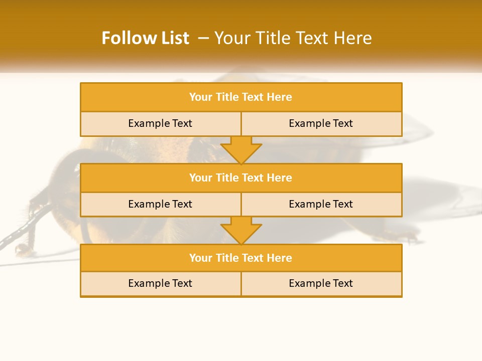 Pollen Natural Feeding PowerPoint Template