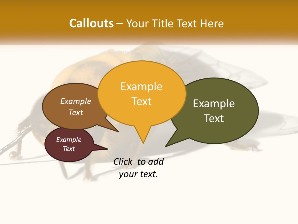 Pollen Natural Feeding PowerPoint Template
