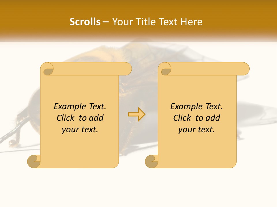 Pollen Natural Feeding PowerPoint Template
