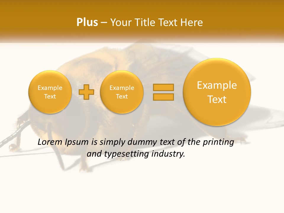 Pollen Natural Feeding PowerPoint Template