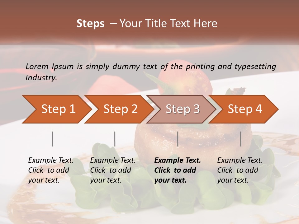Restaurant Diet Shellfish PowerPoint Template