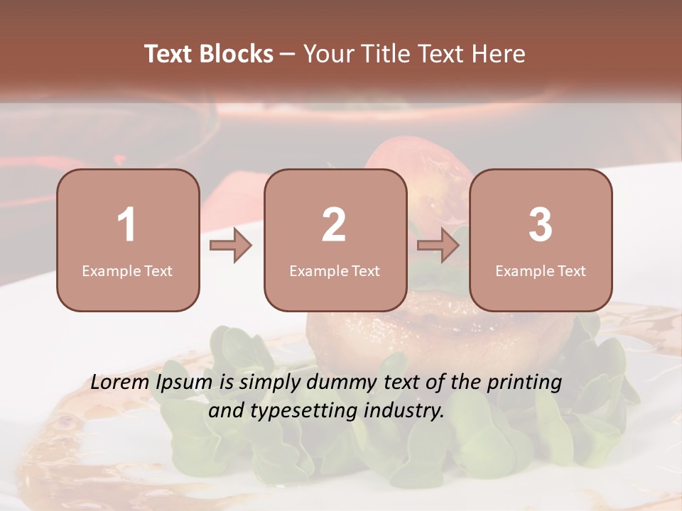 Restaurant Diet Shellfish PowerPoint Template