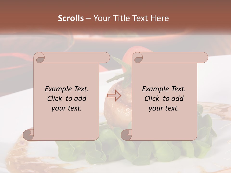 Restaurant Diet Shellfish PowerPoint Template