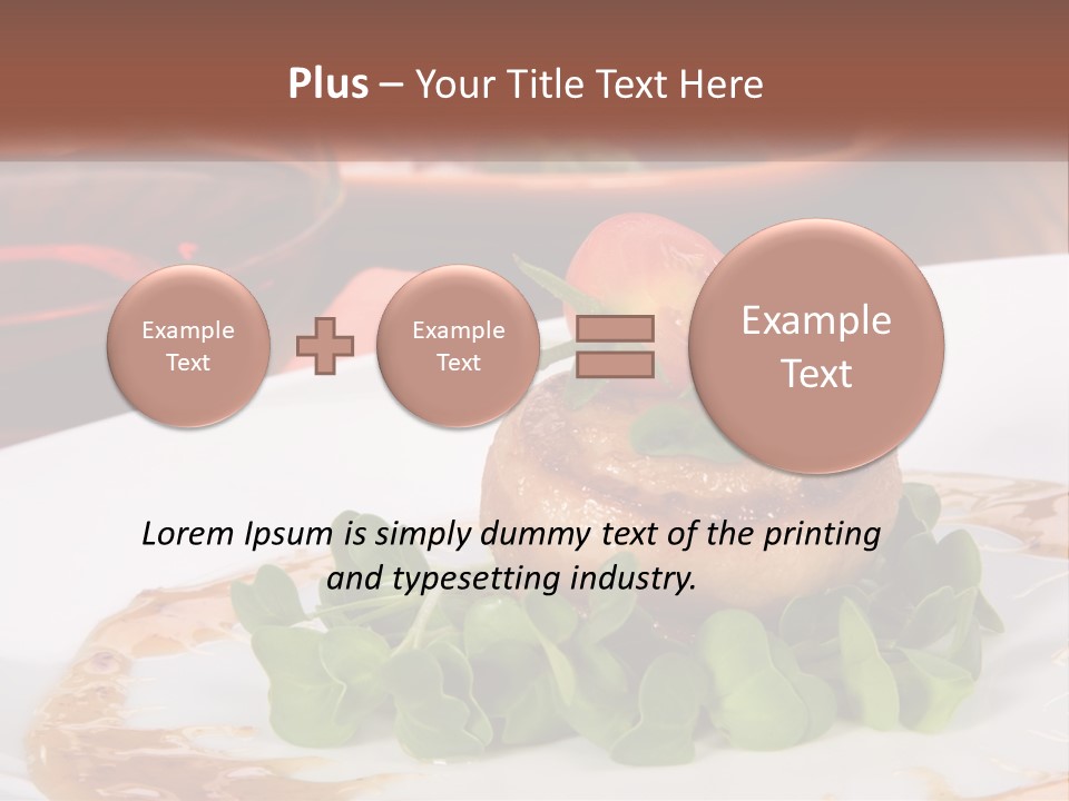 Restaurant Diet Shellfish PowerPoint Template