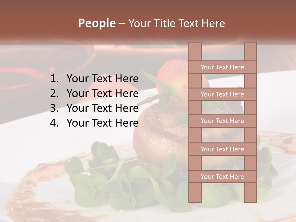 Restaurant Diet Shellfish PowerPoint Template
