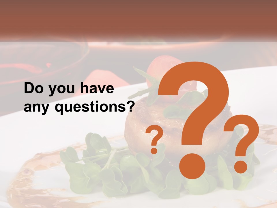 Restaurant Diet Shellfish PowerPoint Template