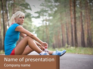 Blond Body Life PowerPoint Template