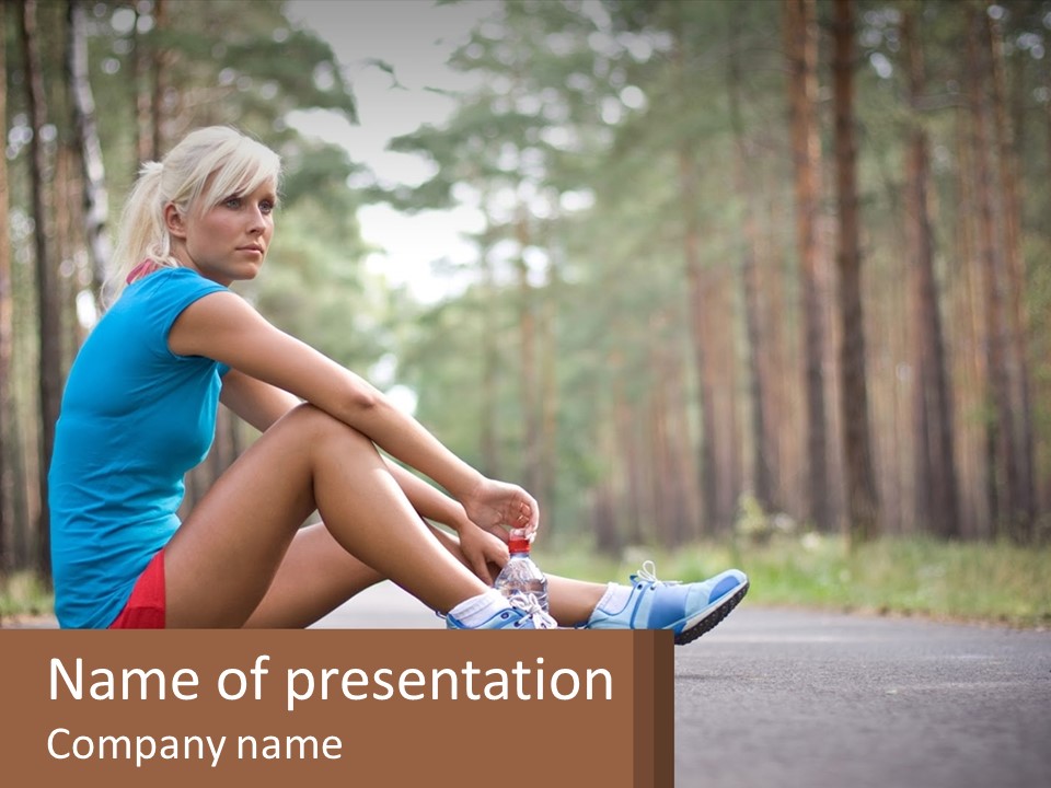 Blond Body Life PowerPoint Template