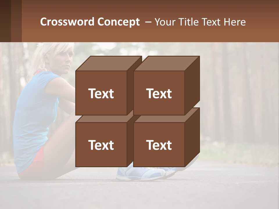 Blond Body Life PowerPoint Template