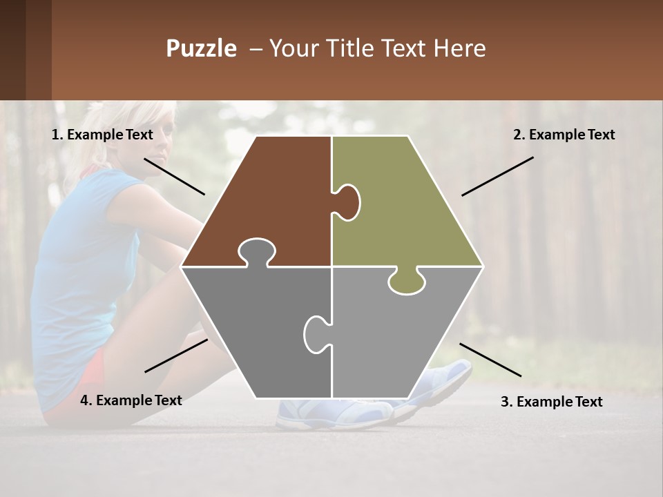 Blond Body Life PowerPoint Template