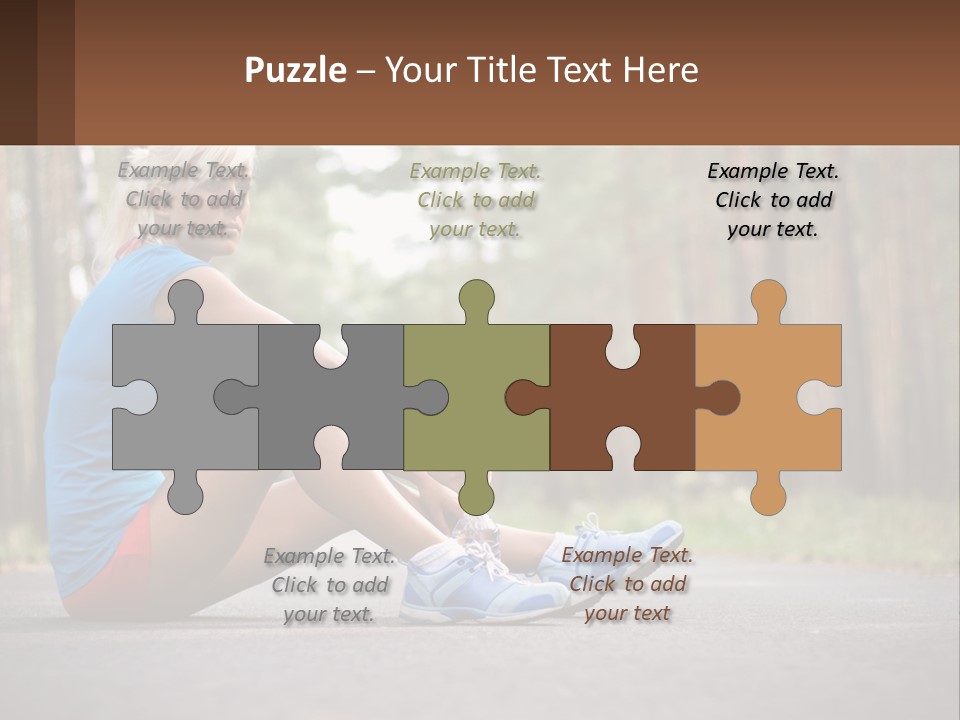 Blond Body Life PowerPoint Template