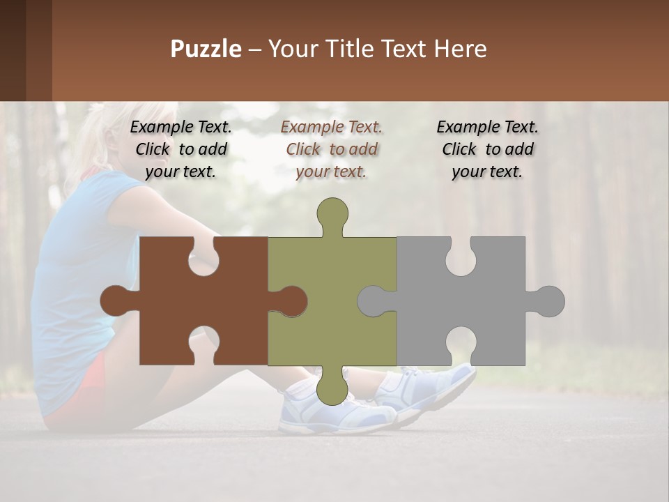 Blond Body Life PowerPoint Template