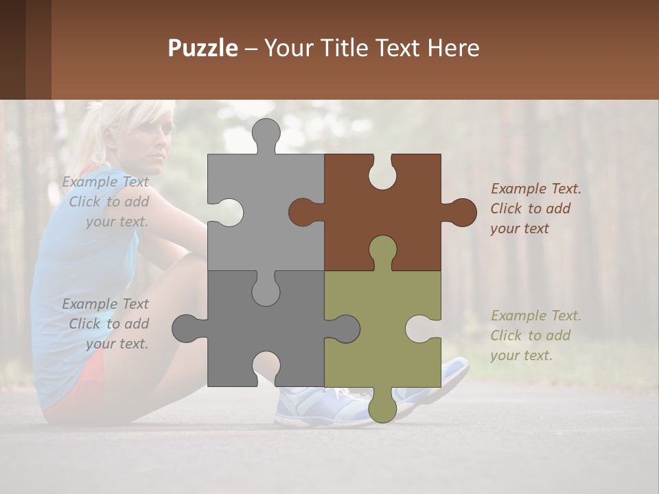 Blond Body Life PowerPoint Template