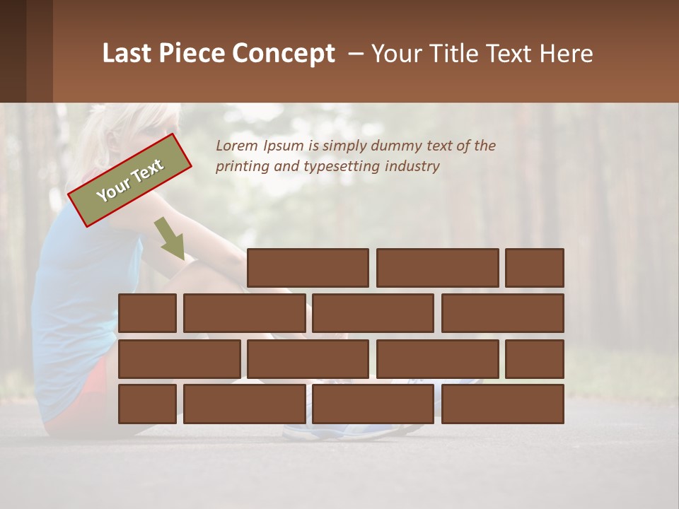 Blond Body Life PowerPoint Template