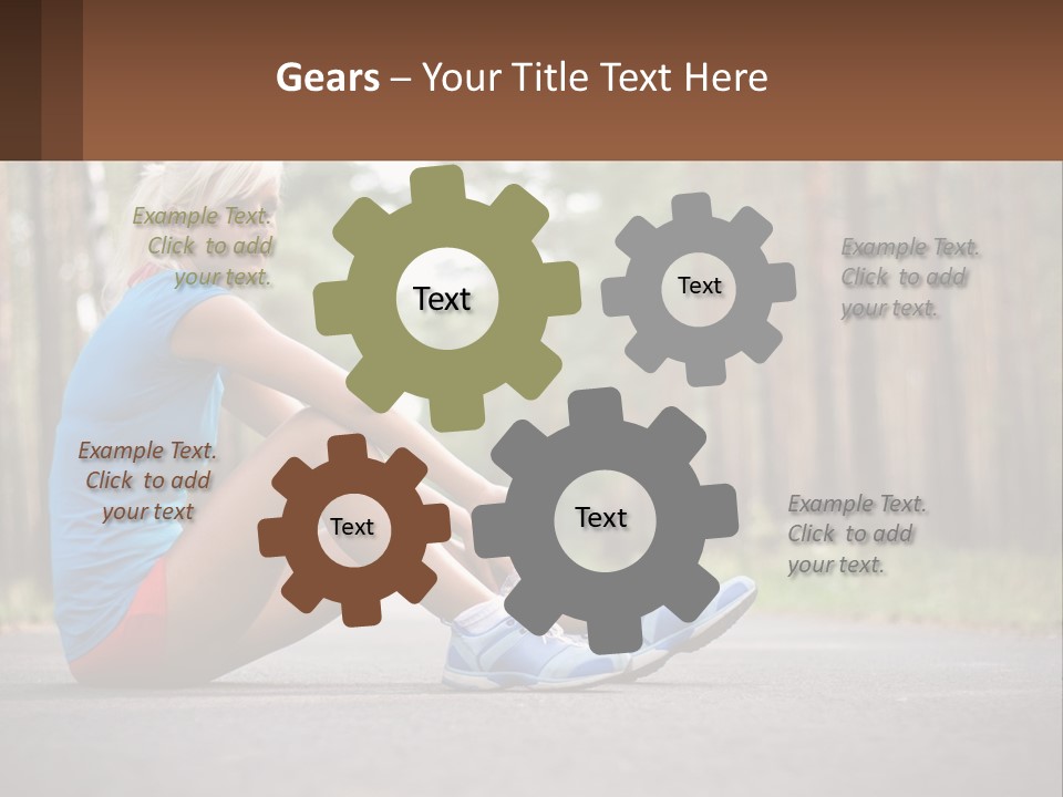 Blond Body Life PowerPoint Template