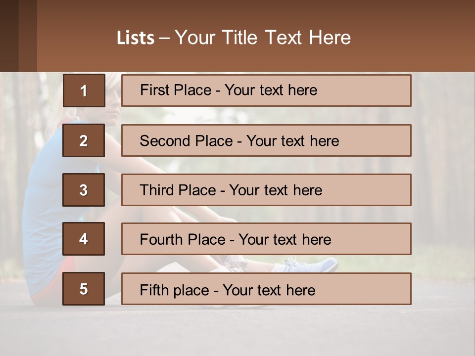 Blond Body Life PowerPoint Template