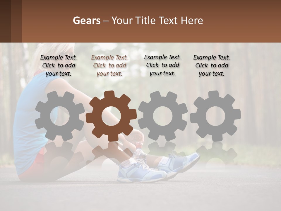 Blond Body Life PowerPoint Template