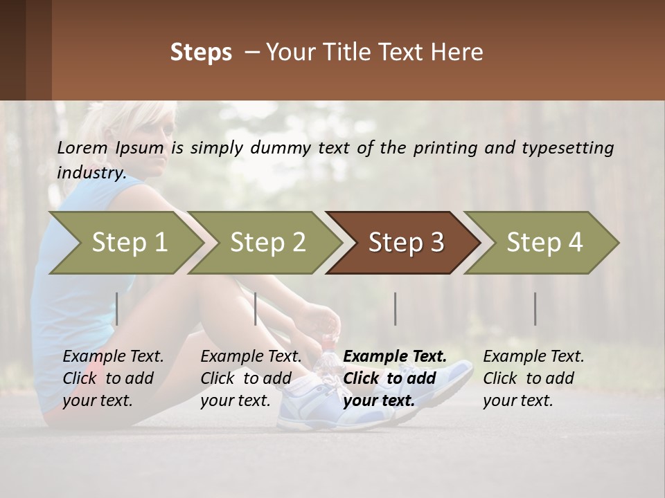 Blond Body Life PowerPoint Template