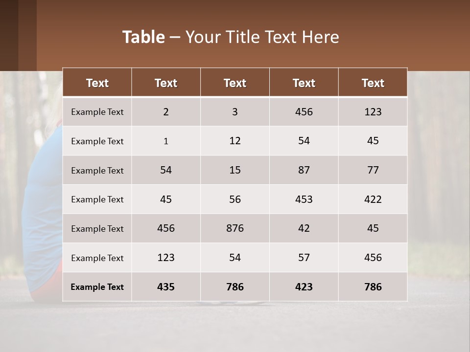 Blond Body Life PowerPoint Template