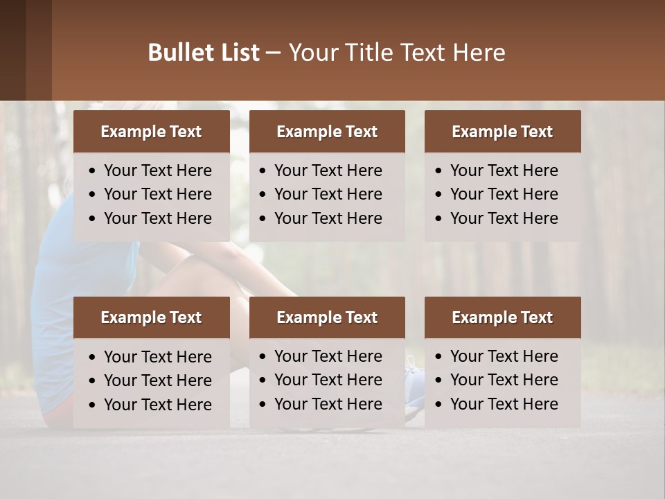 Blond Body Life PowerPoint Template