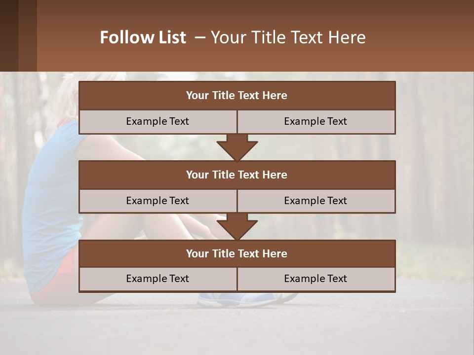 Blond Body Life PowerPoint Template