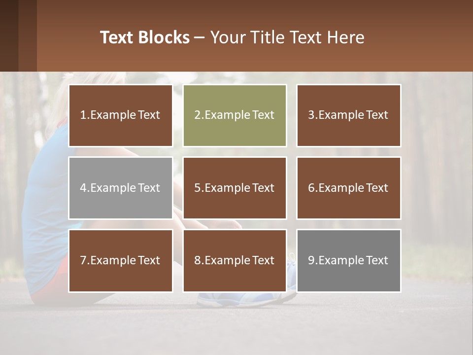 Blond Body Life PowerPoint Template