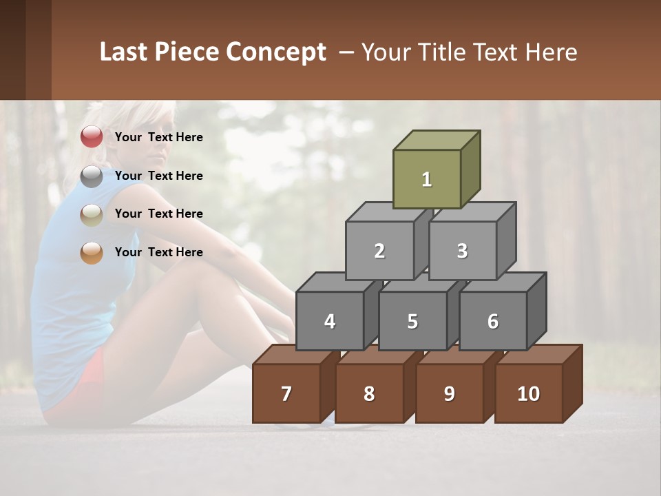 Blond Body Life PowerPoint Template