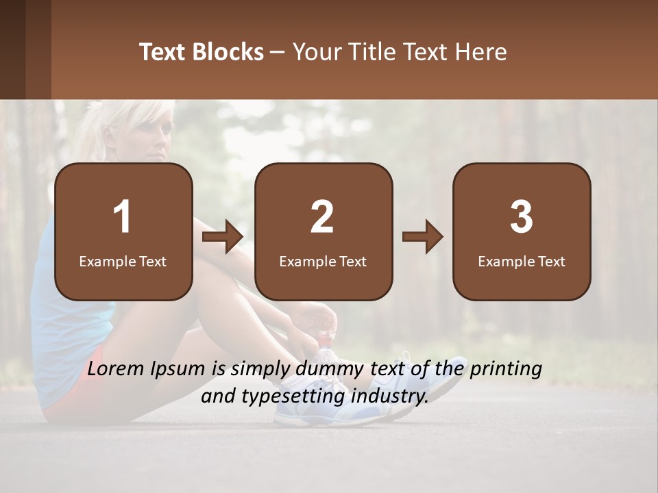 Blond Body Life PowerPoint Template