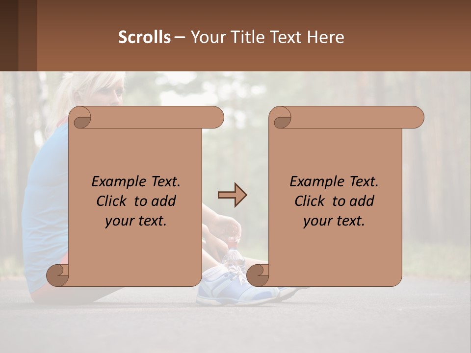 Blond Body Life PowerPoint Template