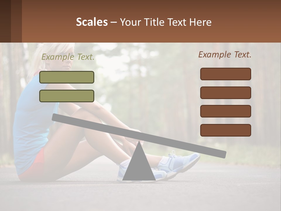 Blond Body Life PowerPoint Template