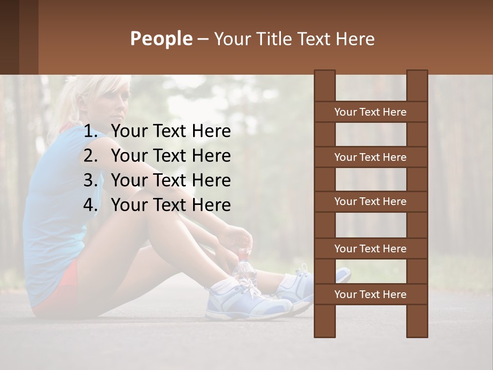 Blond Body Life PowerPoint Template