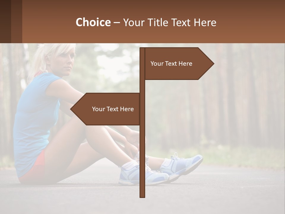 Blond Body Life PowerPoint Template