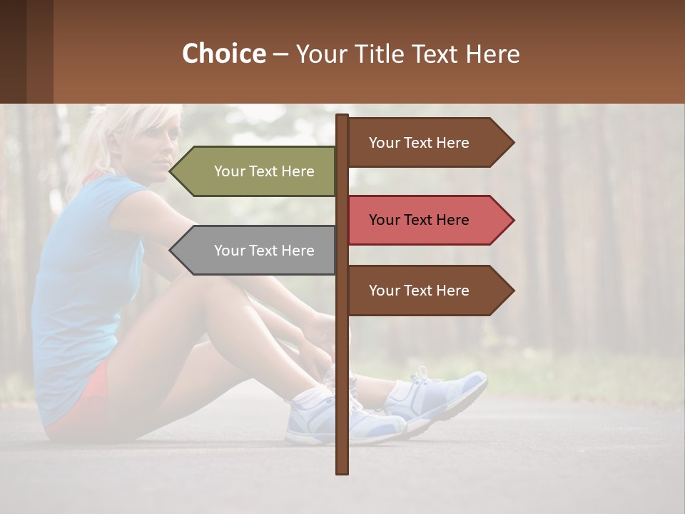 Blond Body Life PowerPoint Template