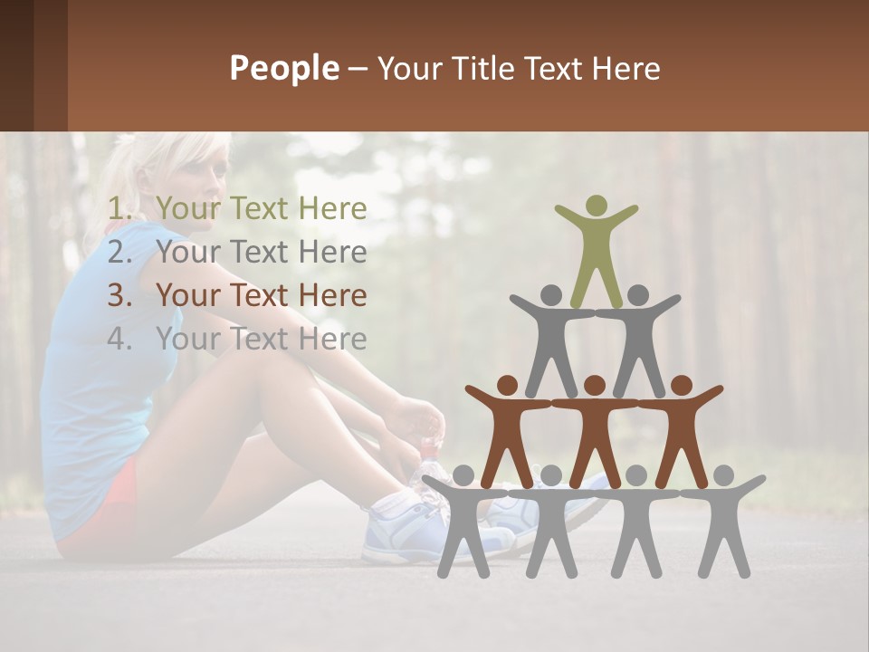 Blond Body Life PowerPoint Template