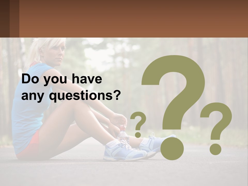 Blond Body Life PowerPoint Template