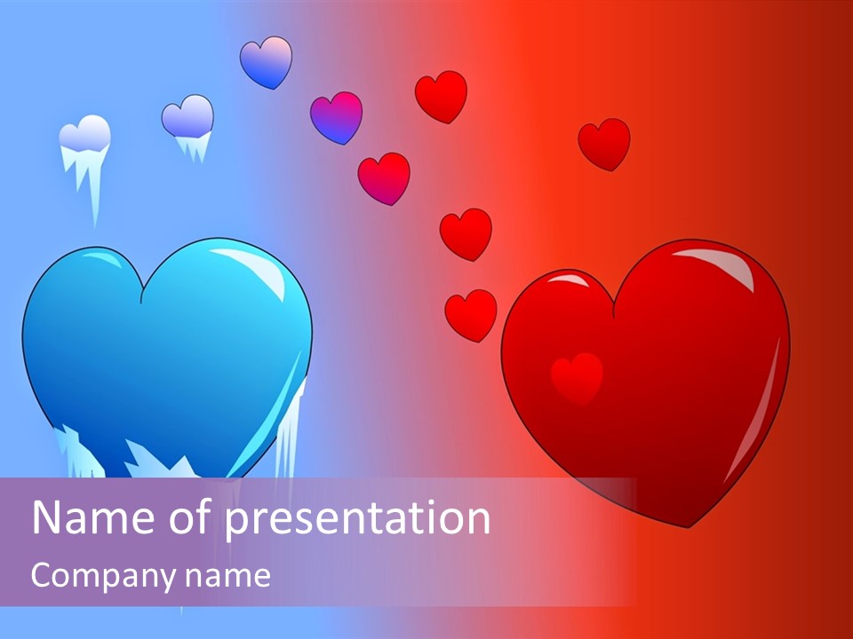 Red Hope Oneway PowerPoint Template